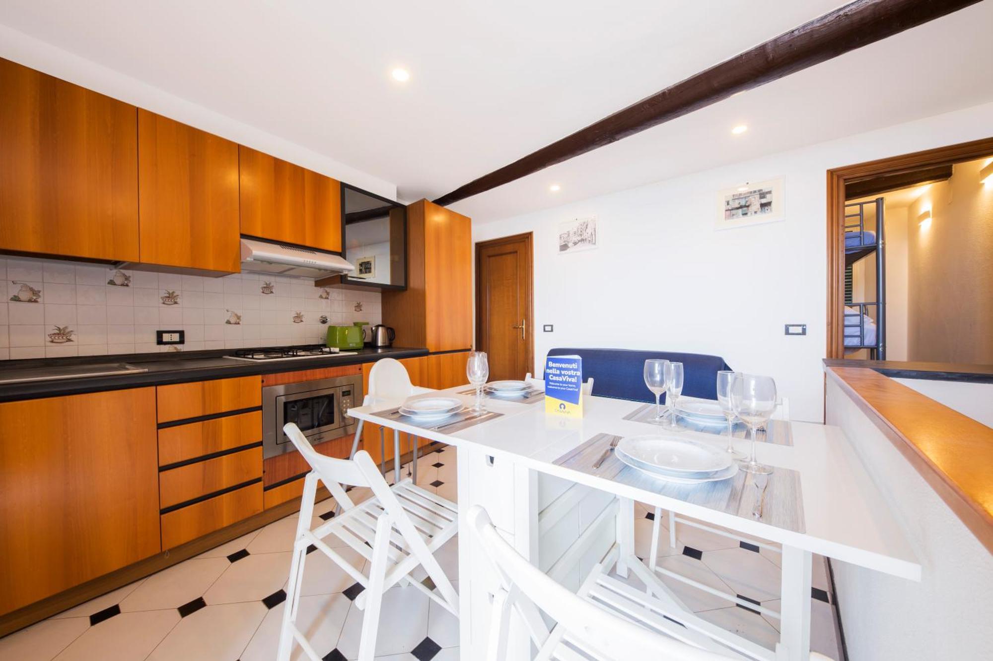 Casaviva Family Beachfront House In Apartment Camogli